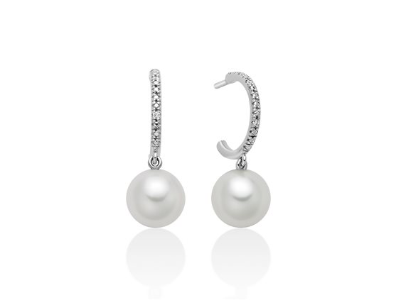 Orecchini Miluna Donna PERLE 375 in Oro Perla PER2726X - PER2726X